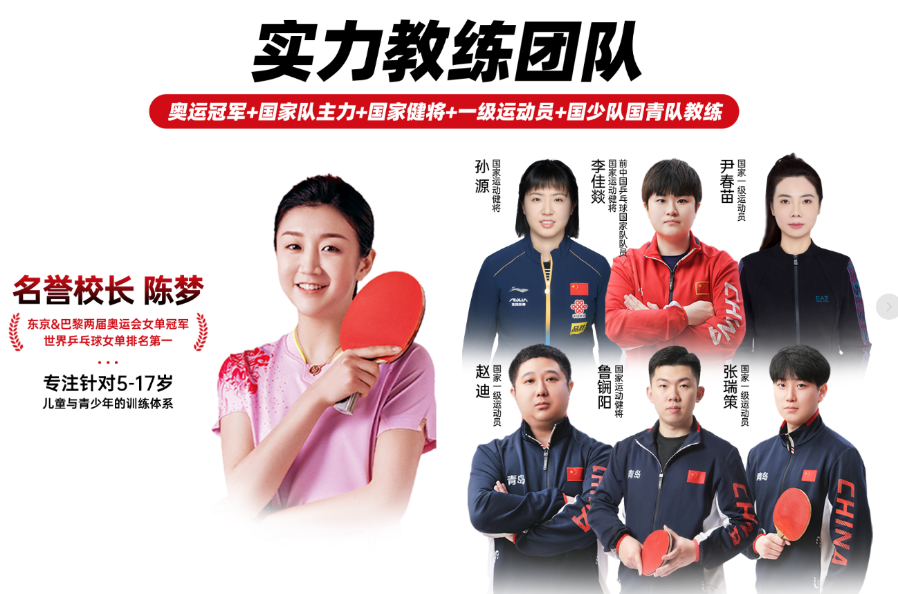 冠军赋能 智训育人！陈梦（国科大）乒乓球特色学校打造国内青少